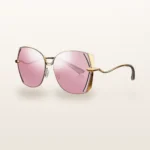Syze dielli Bolon BL8038 rozë e artë me lente pasqyrë rozë – Italoptik