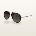 Syze dielli Carrera pilot, e artë me buzë të zezë dhe lente kafe – Italoptik