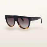 Syze dielli Celine CL40011N të zeza me havana dhe lente kafe gradient – Italoptik