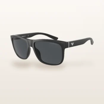 Syze dielli Emporio Armani EA4182U e zezë mat me lente gri – Italoptik
