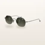 Syze dielli Eyepetizer tetëkëndore, skelet argjendi me lente gri – Italoptik