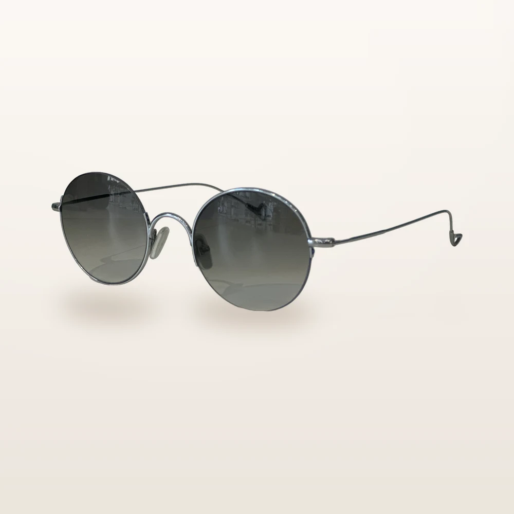 italoptik-eyepetizer-tondo-eye3 Syze dielli Eyepetizer Tondo të rrumbullakëta, skelet argjendi me lente gri – Italoptik
