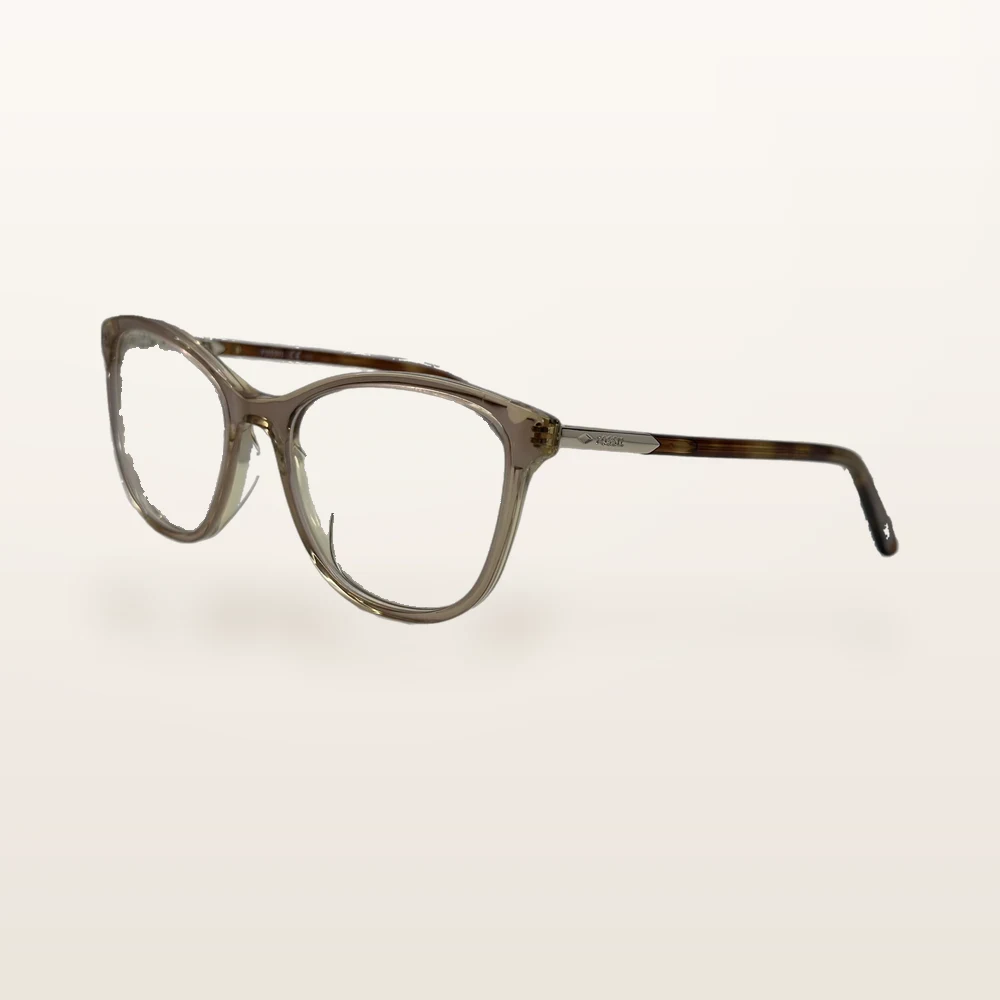 italoptik-fossil-fo7112 Syze optike Fossil, rozë bezhë transparente me krahë havana – Italoptik