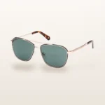 Syze dielli Guess GU00046 pilot e artë me lente jeshile – Italoptik