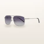 Syze dielli Guess GF0205 pilot argjendi me lente gri – Italoptik