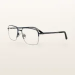 Syze optike Italoptik, blu e errët me krahë gri antracit, maja të zeza – Italoptik