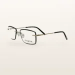Syze optike Italoptik, e zezë me krahë ari, maja të zeza – Italoptik