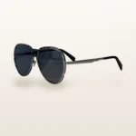 Syze dielli Just Cavalli JC869S08A136146 aviator unisex, metal argjendi me lente gri
