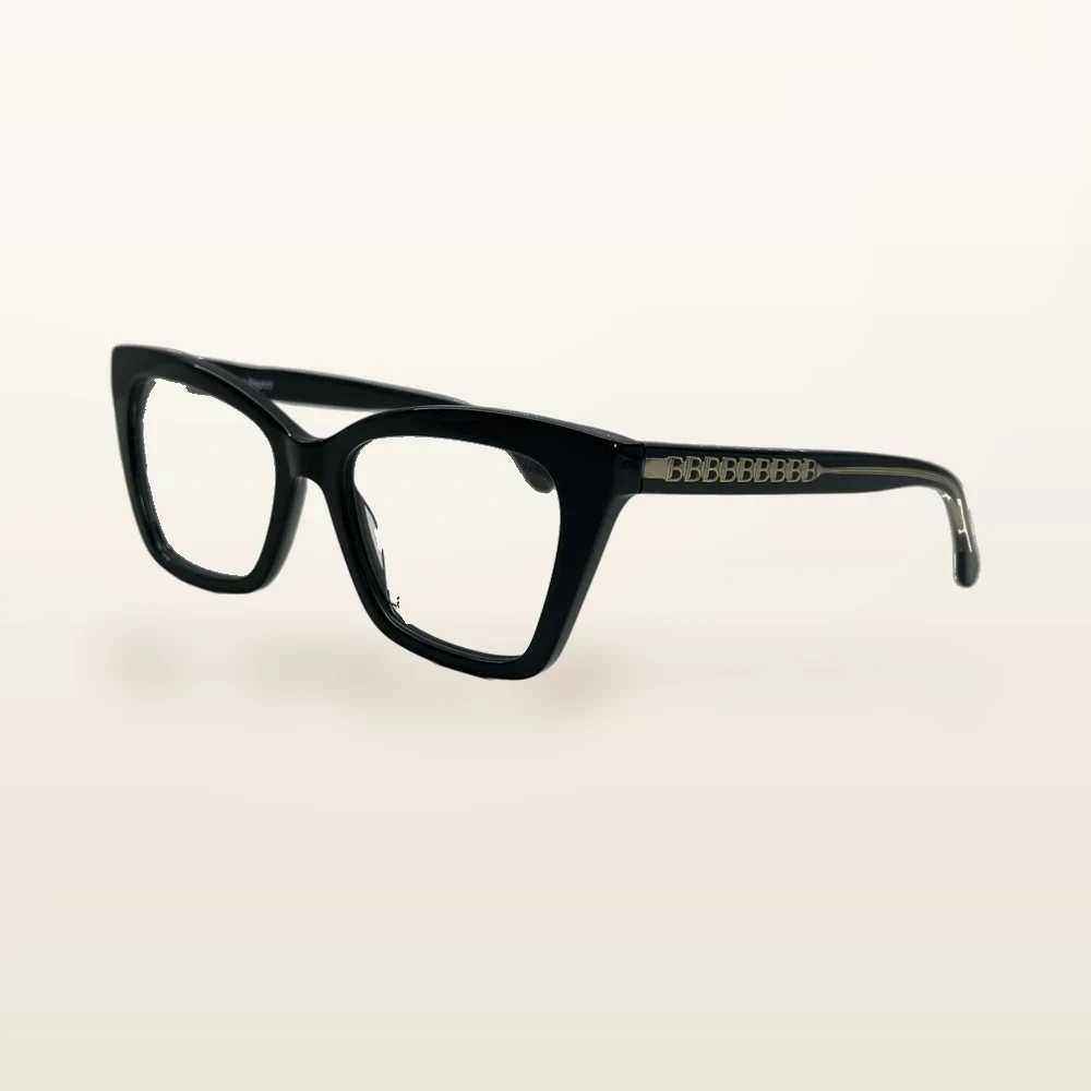 italoptik-laura-biagiotti-lb9353 Syze optike Laura Biagiotti, e zezë me krahë me motivin lb – Italoptik