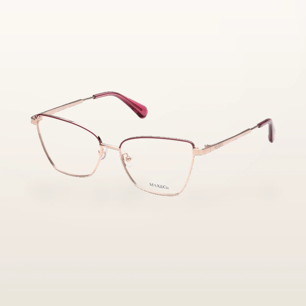 italoptik-max-co-mx1 Syze optike Max&Co., rozë e artë me detaje bordo – Italoptik