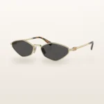 Syze dielli Miu Miu SMU56Z, skelet i artë me lente gri – Italoptik
