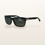 Syze dielli Persol 3048S953158-19145 për meshkuj, e zezë me lente jeshile