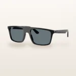 Syze dielli Ray-Ban RB2222 të zeza me lente blu-gri të polarizuara – Italoptik