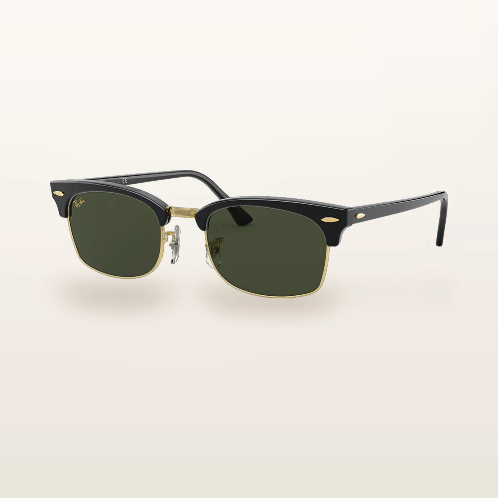 italoptik-ray-ban-rb3 Syze dielli Ray-Ban RB3916 Clubmaster të zeza dhe të arta – Italoptik