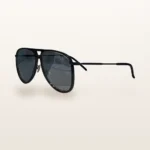 Syze dielli Saint Laurent 11RIM00256-15145 unisex, pilot e zezë me lente gri