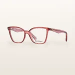 Syze optike Salvatore Ferragamo, bordo e tejdukshme me motiv gancini në krahë – Italoptik