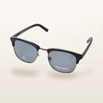 Syze dielli Timberland TB9148 clubmaster të zeza me lente gri – Italoptik